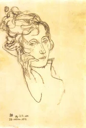 Edith Schiele mourante